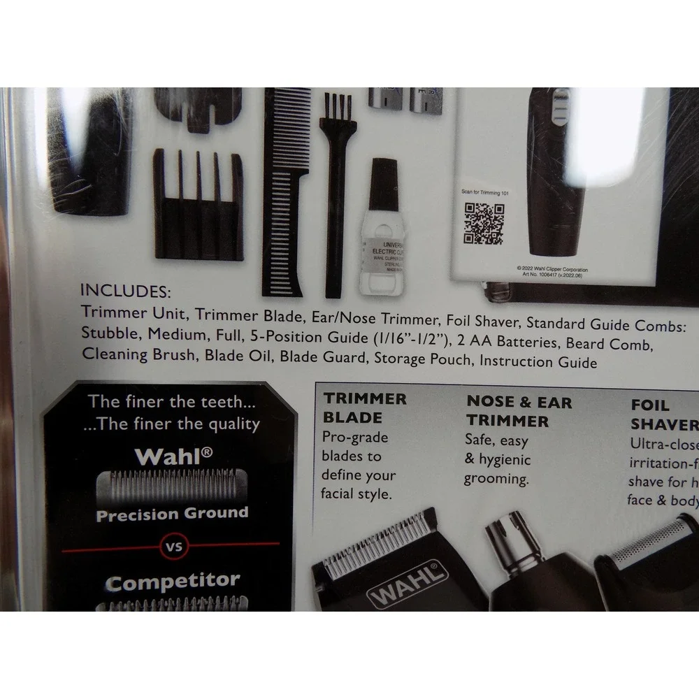 Wahl All In One‎ Battery Groomer Mens Beard Trimmer Shaver Kit 5613 New